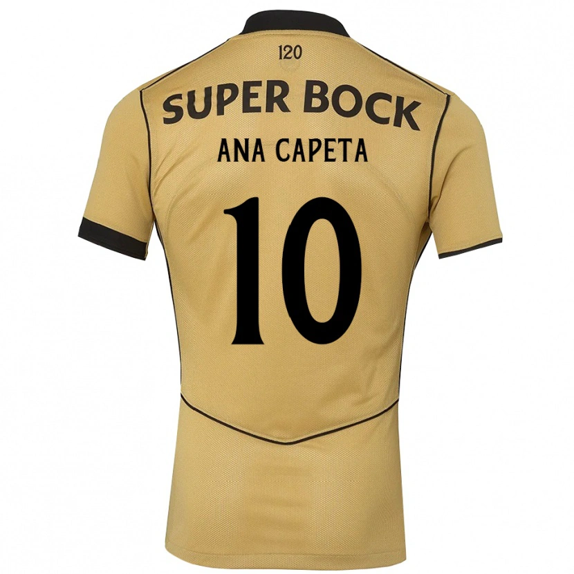 Danxen Dames Ana Capeta #10 Goudgeelzwart Uitshirt Uittenue 2026/27 T-Shirt België