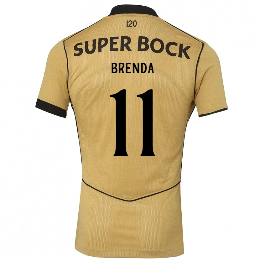 Danxen Dames Brenda Pérez Soler #11 Goudgeelzwart Uitshirt Uittenue 2026/27 T-Shirt België