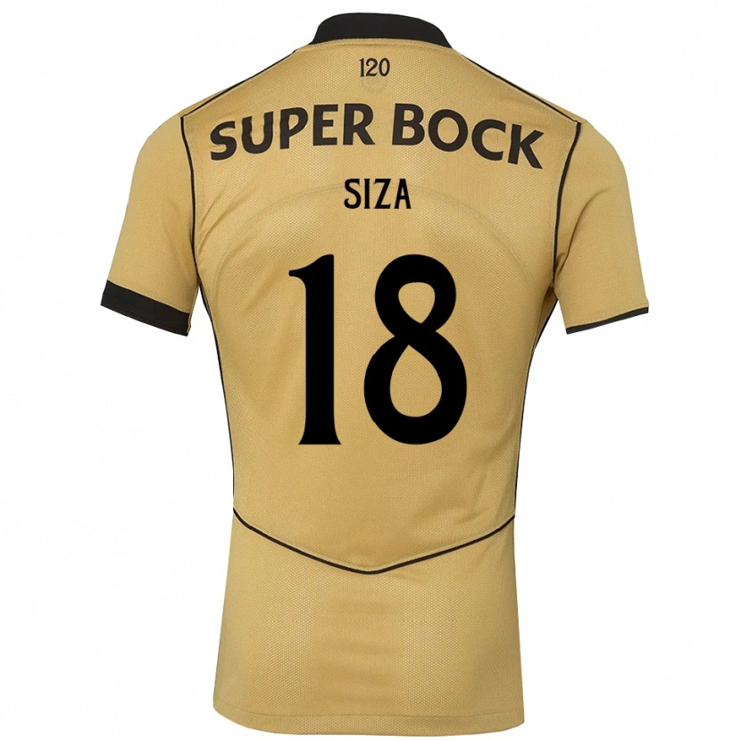 Danxen Dames Sergio Siza #18 Goudgeelzwart Uitshirt Uittenue 2026/27 T-Shirt België