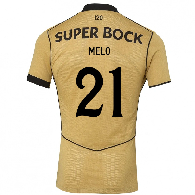 Danxen Dames Gabriel Melo #21 Goudgeelzwart Uitshirt Uittenue 2026/27 T-Shirt België
