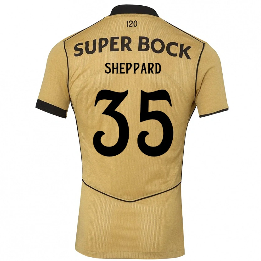 Danxen Dames Catriona Sheppard #35 Goudgeelzwart Uitshirt Uittenue 2026/27 T-Shirt België