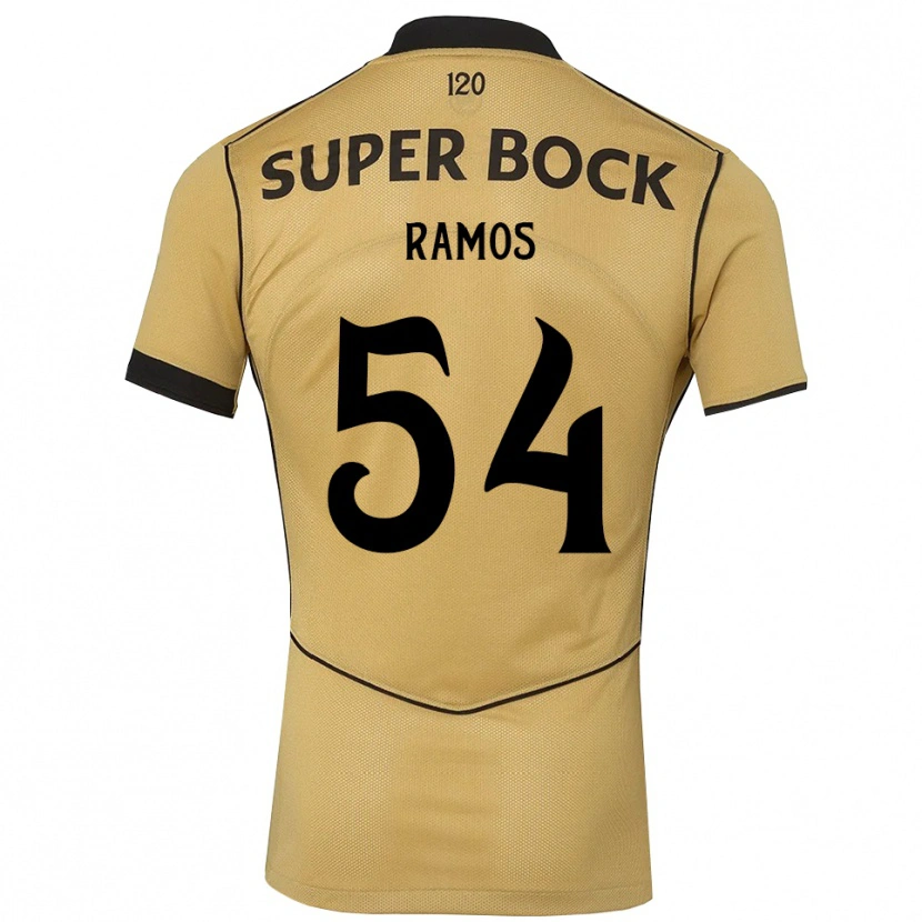 Danxen Dames Bruno Ramos #54 Goudgeelzwart Uitshirt Uittenue 2026/27 T-Shirt België