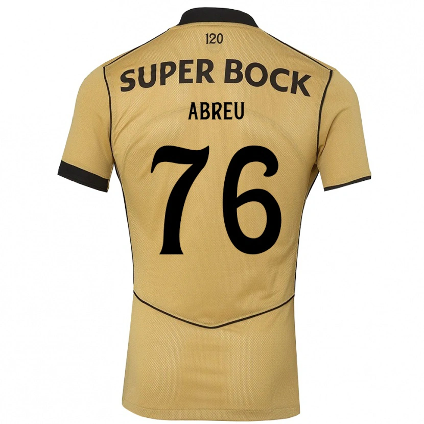 Danxen Dames Diogo Abreu #76 Goudgeelzwart Uitshirt Uittenue 2026/27 T-Shirt België