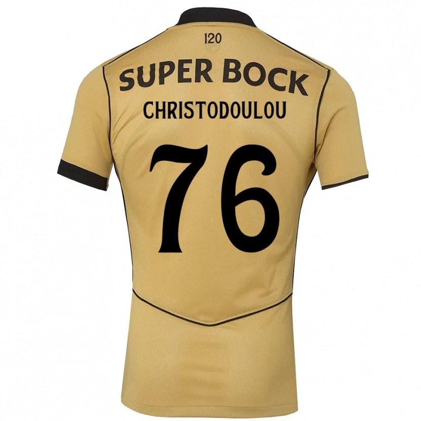 Danxen Dames Argyris Christodoulou #76 Goudgeelzwart Uitshirt Uittenue 2026/27 T-Shirt België