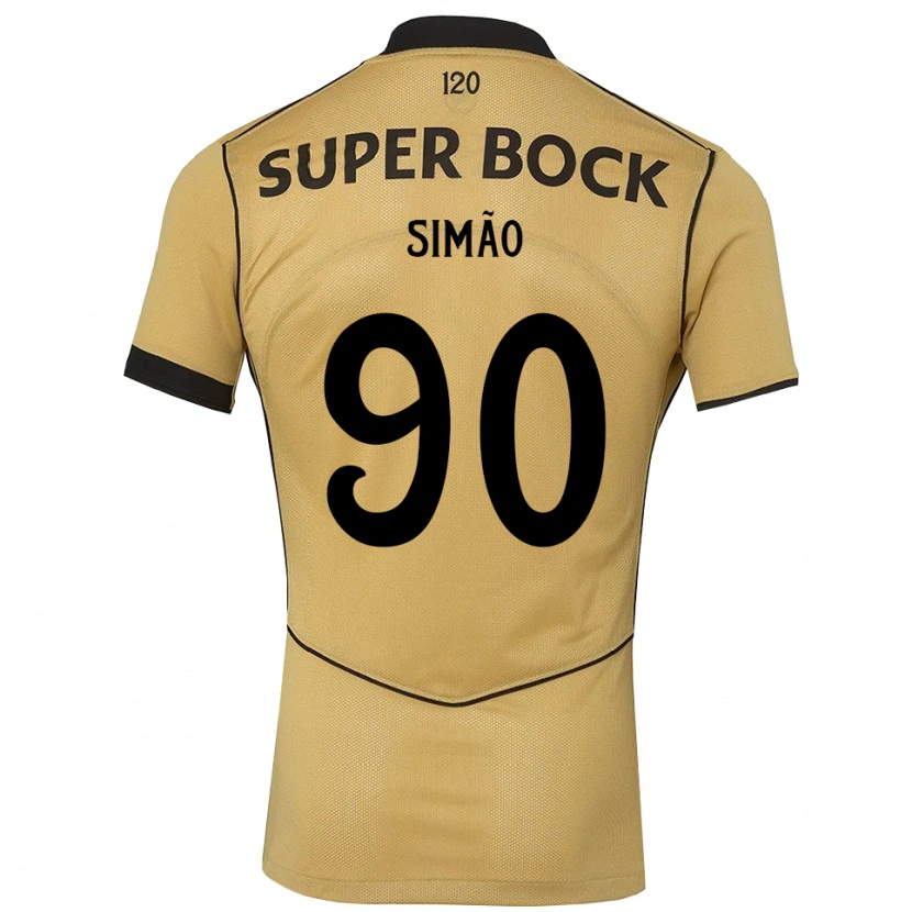 Danxen Dames Paulo Simão #90 Goudgeelzwart Uitshirt Uittenue 2026/27 T-Shirt België