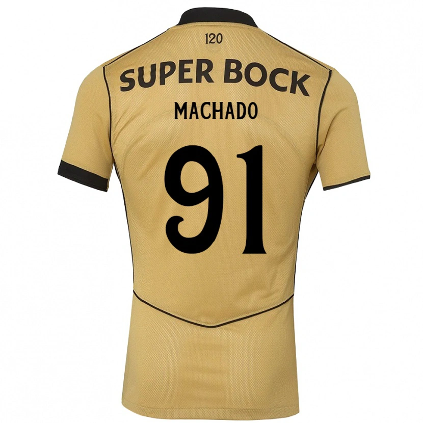 Danxen Dames Francisco Machado #91 Goudgeelzwart Uitshirt Uittenue 2026/27 T-Shirt België
