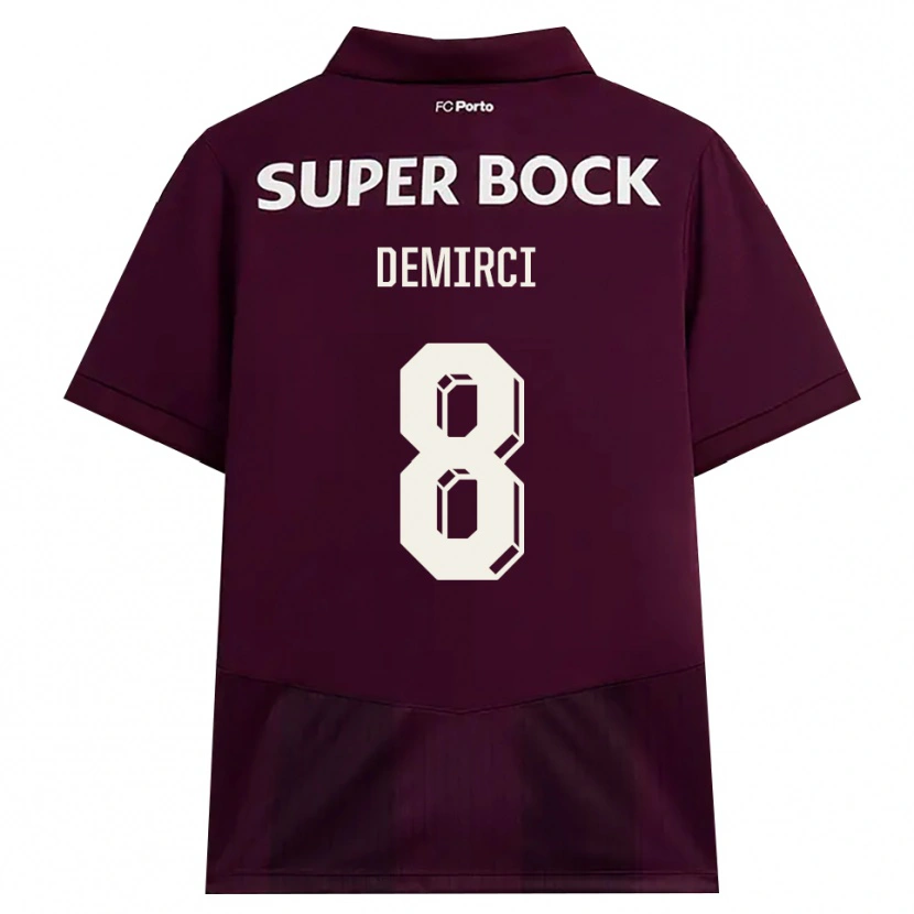 Danxen Dames Rayan Demirci #8 Bordeauxrood Wit Uitshirt Uittenue 2026/27 T-Shirt België