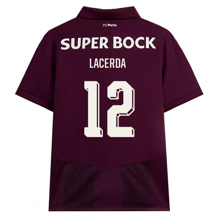 Danxen Dames Lacerda #12 Bordeauxrood Wit Uitshirt Uittenue 2026/27 T-Shirt België