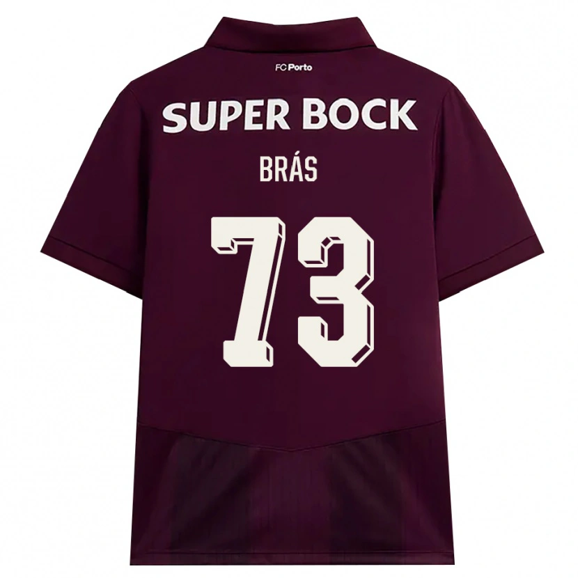 Danxen Dames Gabriel Brás #73 Bordeauxrood Wit Uitshirt Uittenue 2026/27 T-Shirt België