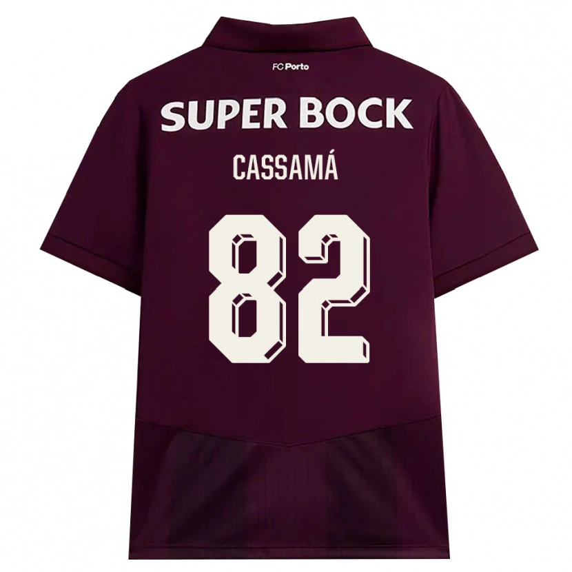 Danxen Dames Abdu Cassamá #82 Bordeauxrood Wit Uitshirt Uittenue 2026/27 T-Shirt België