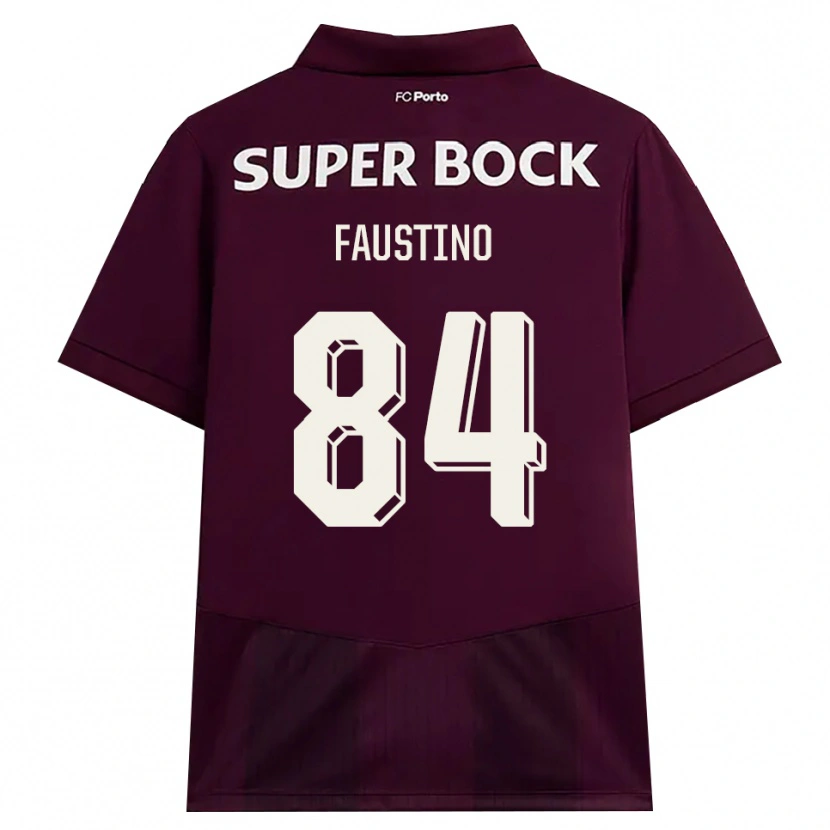 Danxen Dames Levi Faustino #84 Bordeauxrood Wit Uitshirt Uittenue 2026/27 T-Shirt België