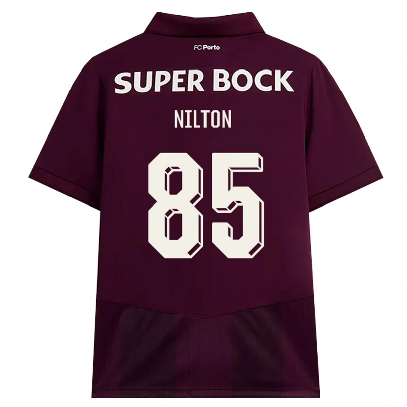 Danxen Dames Nilton #85 Bordeauxrood Wit Uitshirt Uittenue 2026/27 T-Shirt België