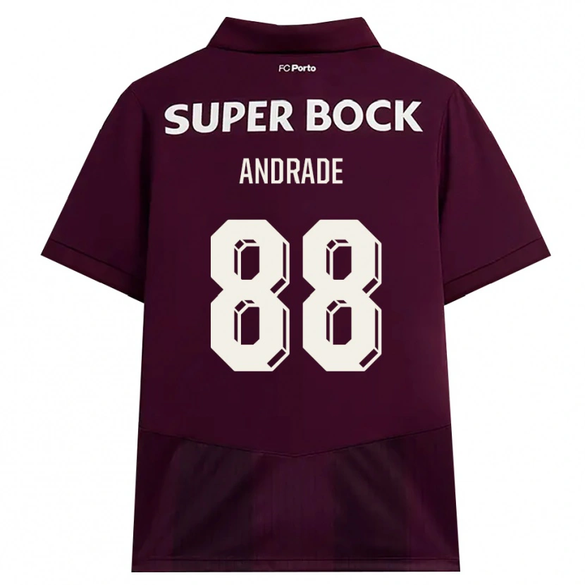 Danxen Dames Domingos Andrade #88 Bordeauxrood Wit Uitshirt Uittenue 2026/27 T-Shirt België
