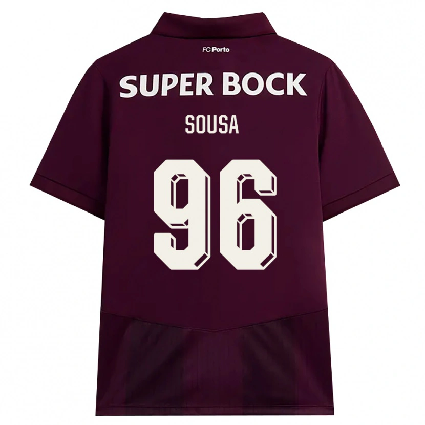 Danxen Dames Filipe Sousa #96 Bordeauxrood Wit Uitshirt Uittenue 2026/27 T-Shirt België