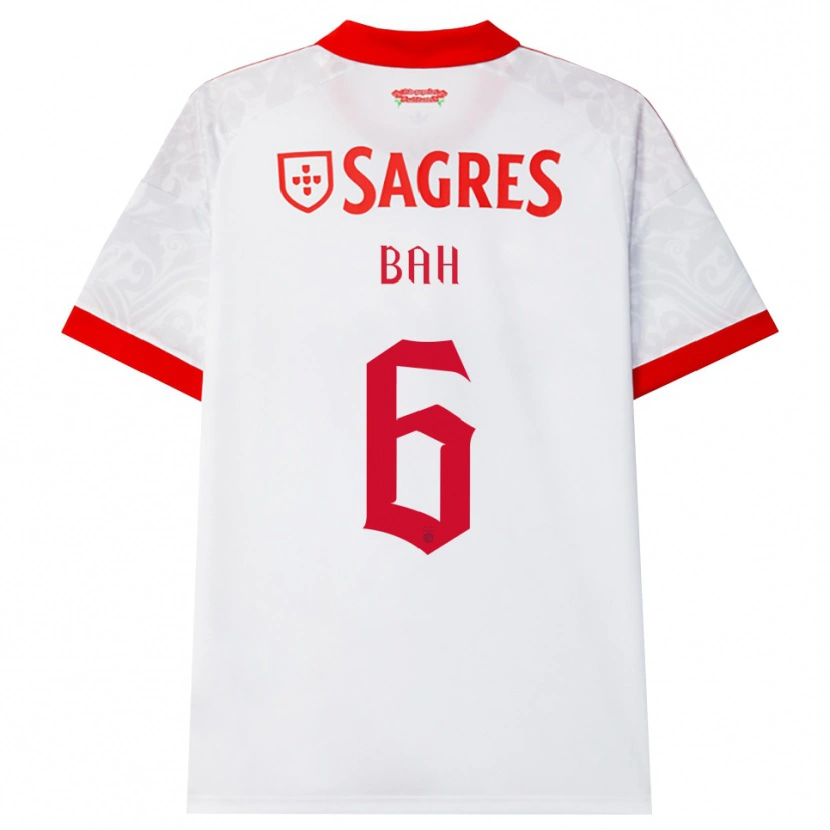 Danxen Dames Alexander Bah #6 Wit Rood Geel Uitshirt Uittenue 2026/27 T-Shirt België