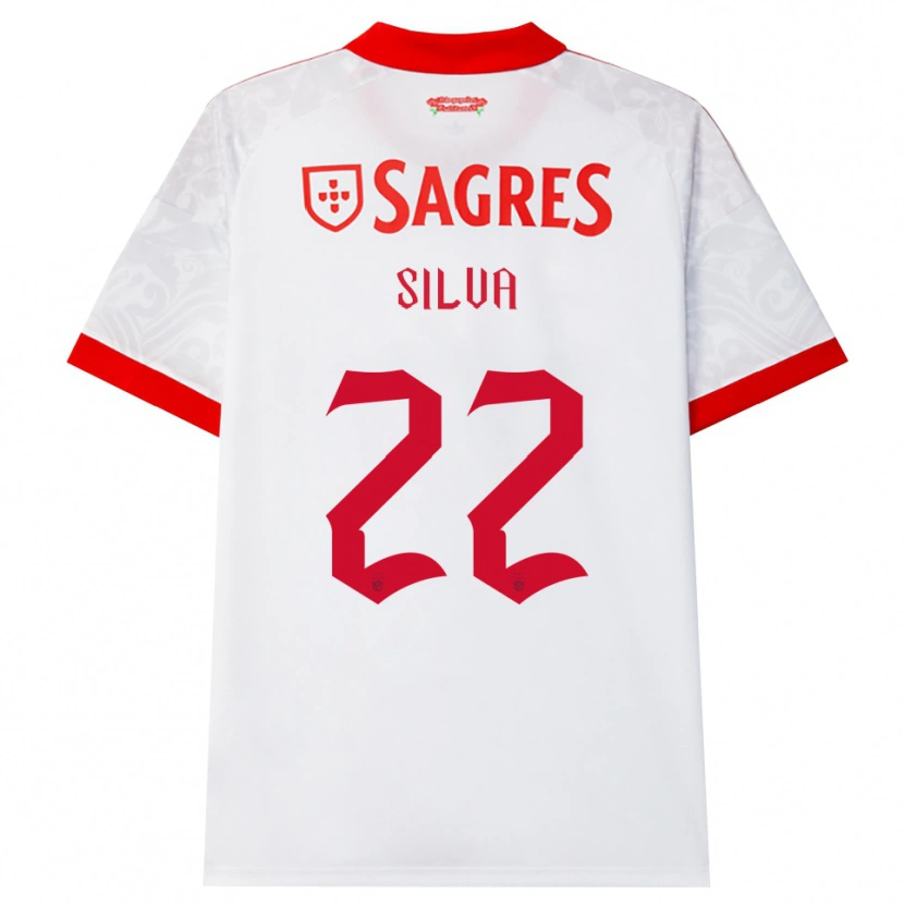Danxen Dames Amelia Silva #22 Wit Rood Geel Uitshirt Uittenue 2026/27 T-Shirt België