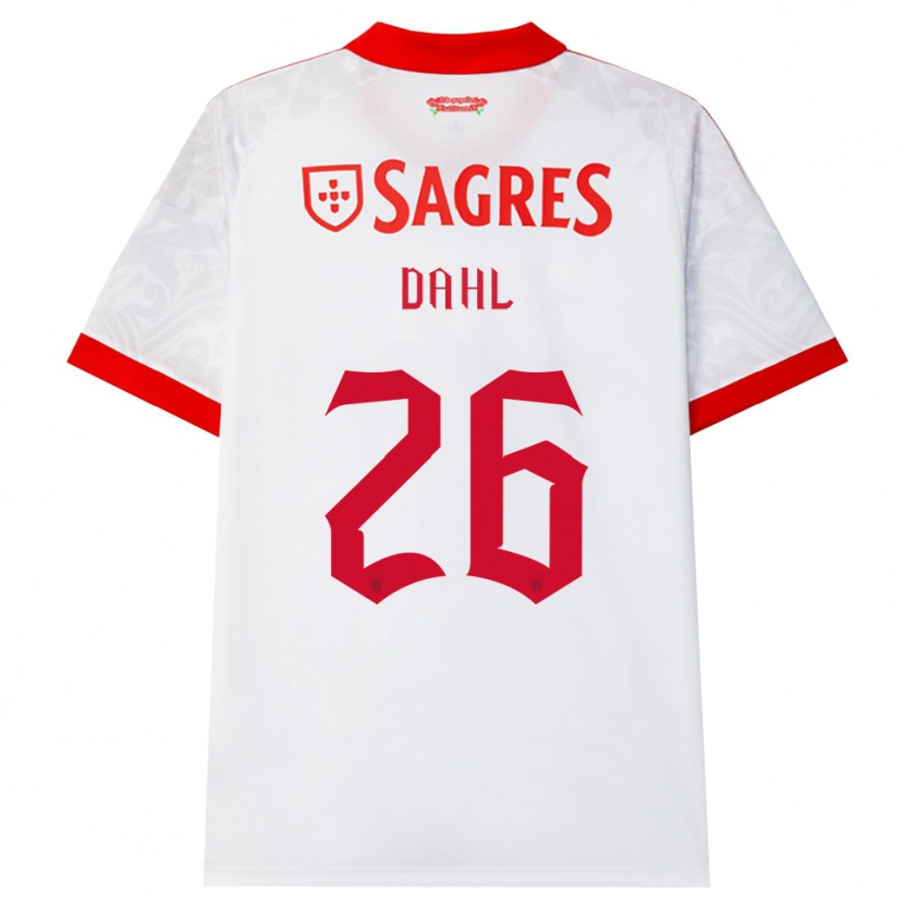 Danxen Dames Samuel Dahl #26 Wit Rood Geel Uitshirt Uittenue 2026/27 T-Shirt België