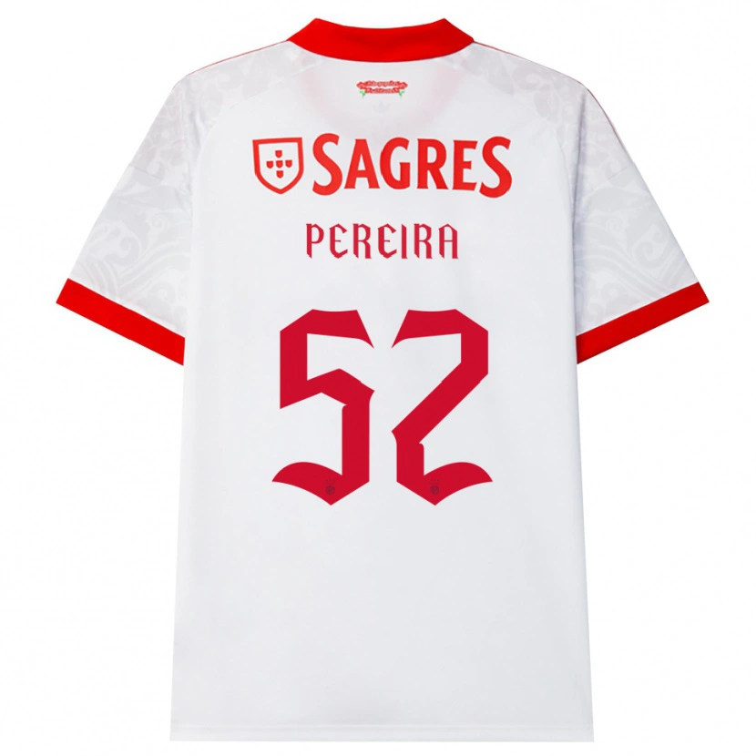 Danxen Dames Henrique Pereira #52 Wit Rood Geel Uitshirt Uittenue 2026/27 T-Shirt België