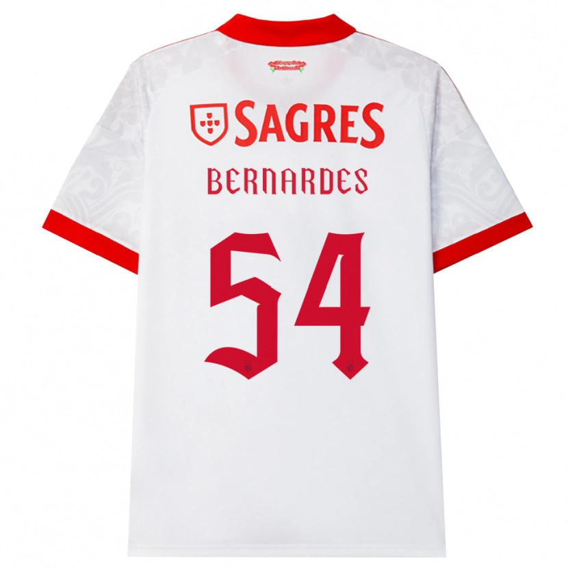 Danxen Dames Francisco Bernardes De Freitas Neto #54 Wit Rood Geel Uitshirt Uittenue 2026/27 T-Shirt België