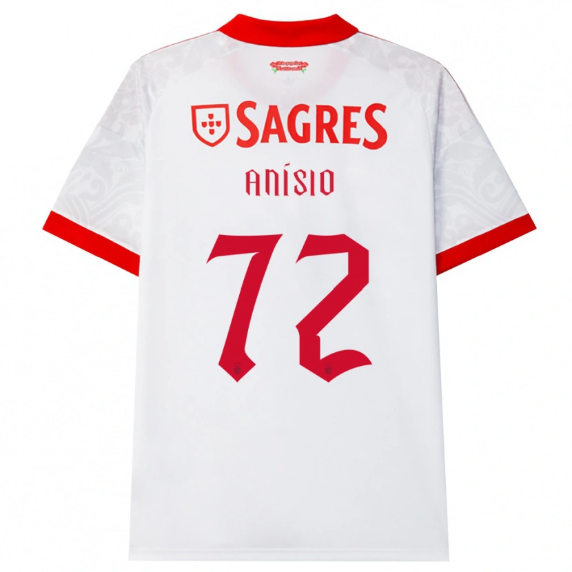 Danxen Dames Anísio Cabral #72 Wit Rood Geel Uitshirt Uittenue 2026/27 T-Shirt België