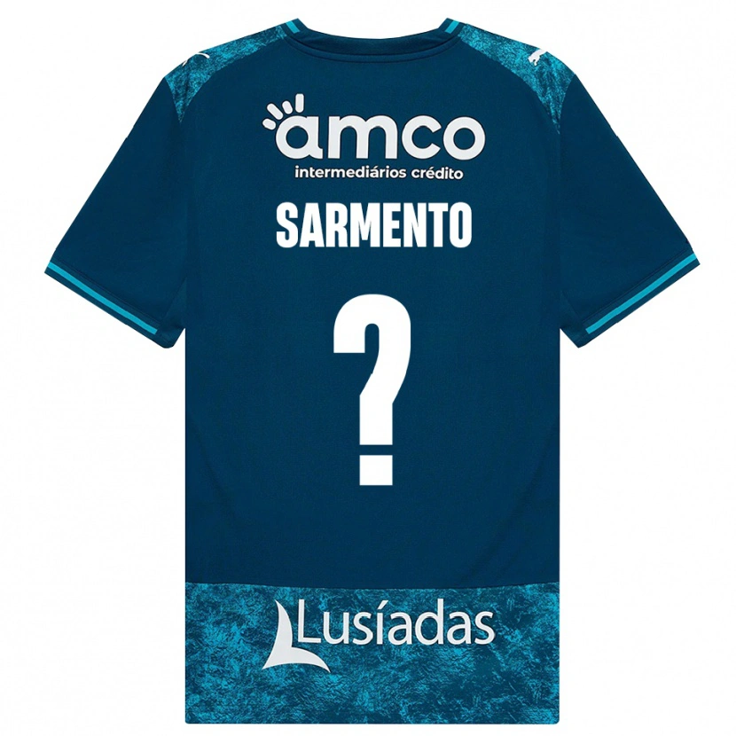 Danxen Dames Bernardo Sarmento #0 Donkerleigrijs Mediumturquoise Uitshirt Uittenue 2026/27 T-Shirt België