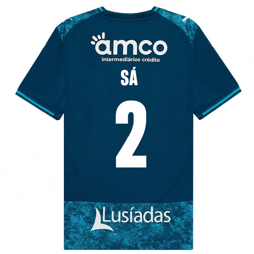 Danxen Dames Henrique Sá #2 Donkerleigrijs Mediumturquoise Uitshirt Uittenue 2026/27 T-Shirt België
