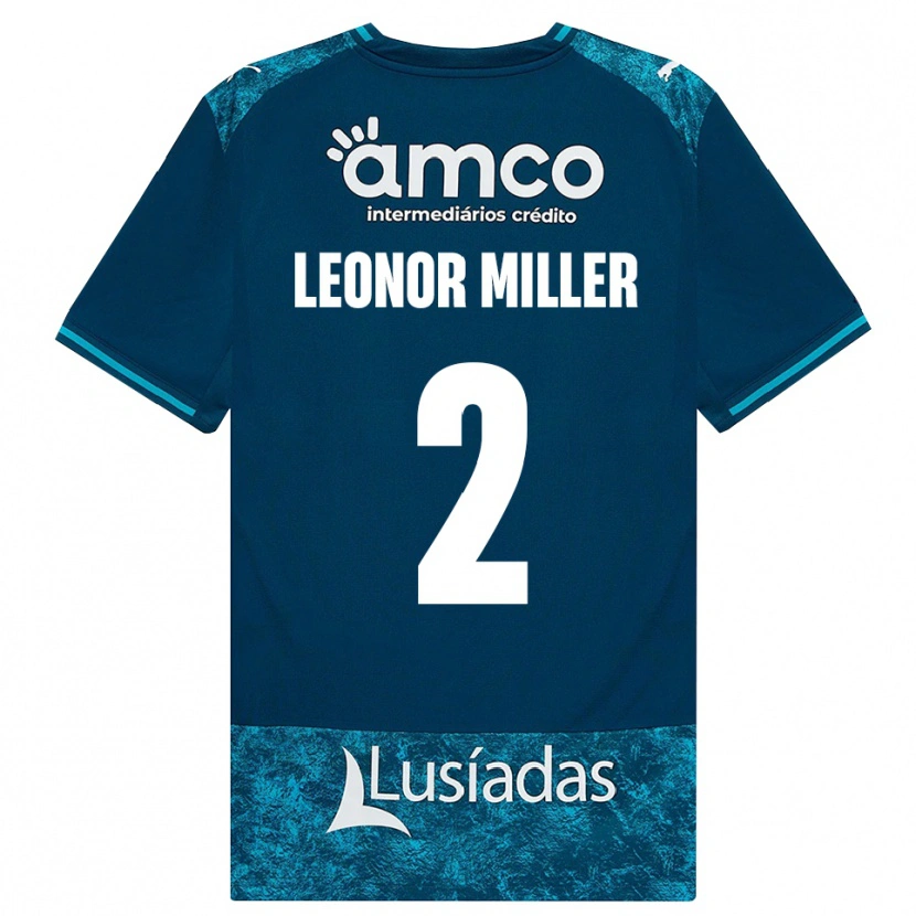 Danxen Dames Maria Leonor #2 Donkerleigrijs Mediumturquoise Uitshirt Uittenue 2026/27 T-Shirt België