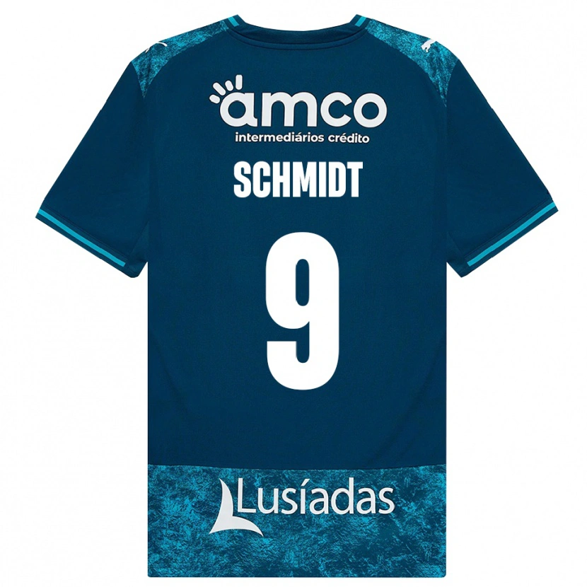 Danxen Dames Malu Schmidt #9 Donkerleigrijs Mediumturquoise Uitshirt Uittenue 2026/27 T-Shirt België