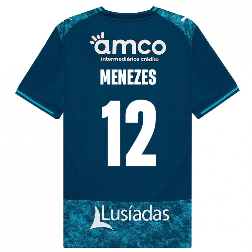 Danxen Dames Gabriel Menezes #12 Donkerleigrijs Mediumturquoise Uitshirt Uittenue 2026/27 T-Shirt België