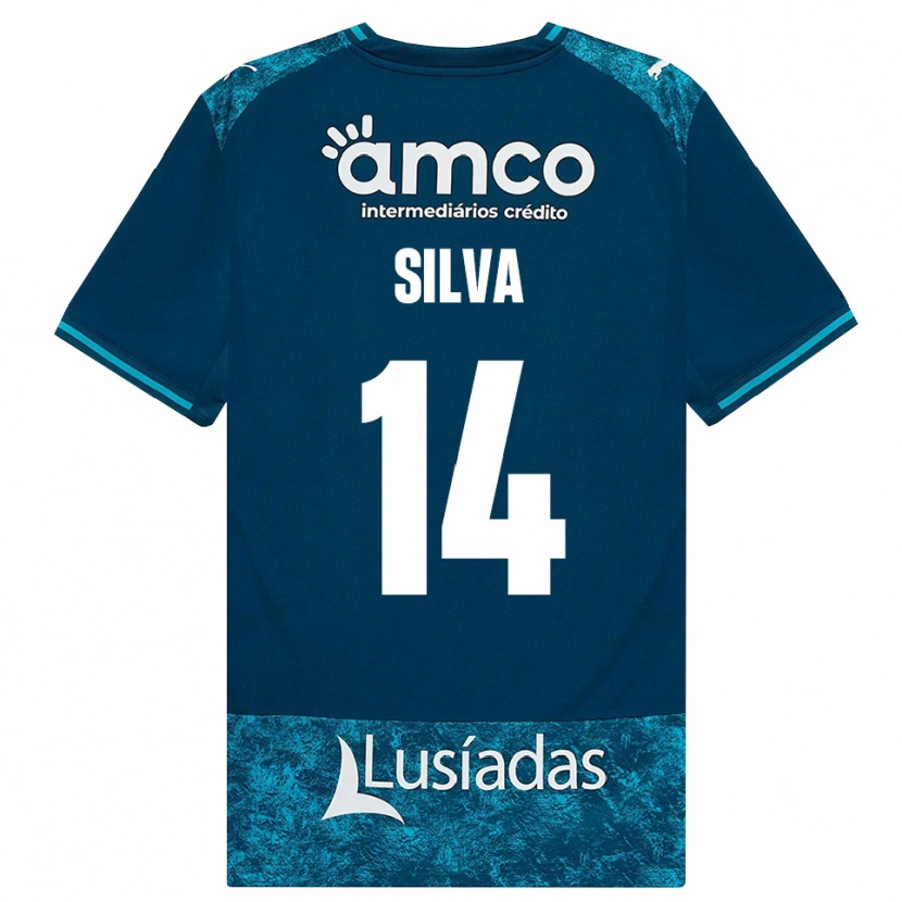 Danxen Dames Dolores Silva #14 Donkerleigrijs Mediumturquoise Uitshirt Uittenue 2026/27 T-Shirt België