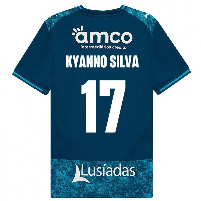 Danxen Dames Kyanno Silva #17 Donkerleigrijs Mediumturquoise Uitshirt Uittenue 2026/27 T-Shirt België