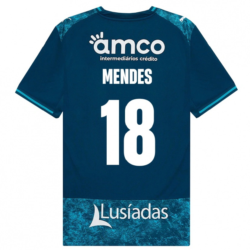Danxen Dames Carolina Mendes #18 Donkerleigrijs Mediumturquoise Uitshirt Uittenue 2026/27 T-Shirt België