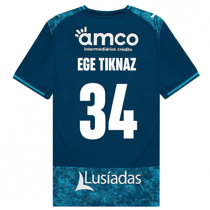 Danxen Dames Demir Ege Tıknaz #34 Donkerleigrijs Mediumturquoise Uitshirt Uittenue 2026/27 T-Shirt België
