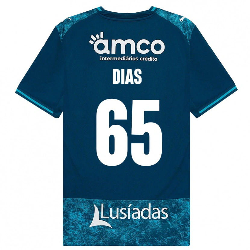 Danxen Dames Leandro Dias #65 Donkerleigrijs Mediumturquoise Uitshirt Uittenue 2026/27 T-Shirt België