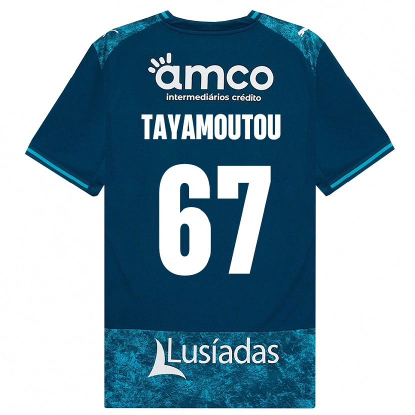Danxen Dames Enzo Tayamoutou #67 Donkerleigrijs Mediumturquoise Uitshirt Uittenue 2026/27 T-Shirt België
