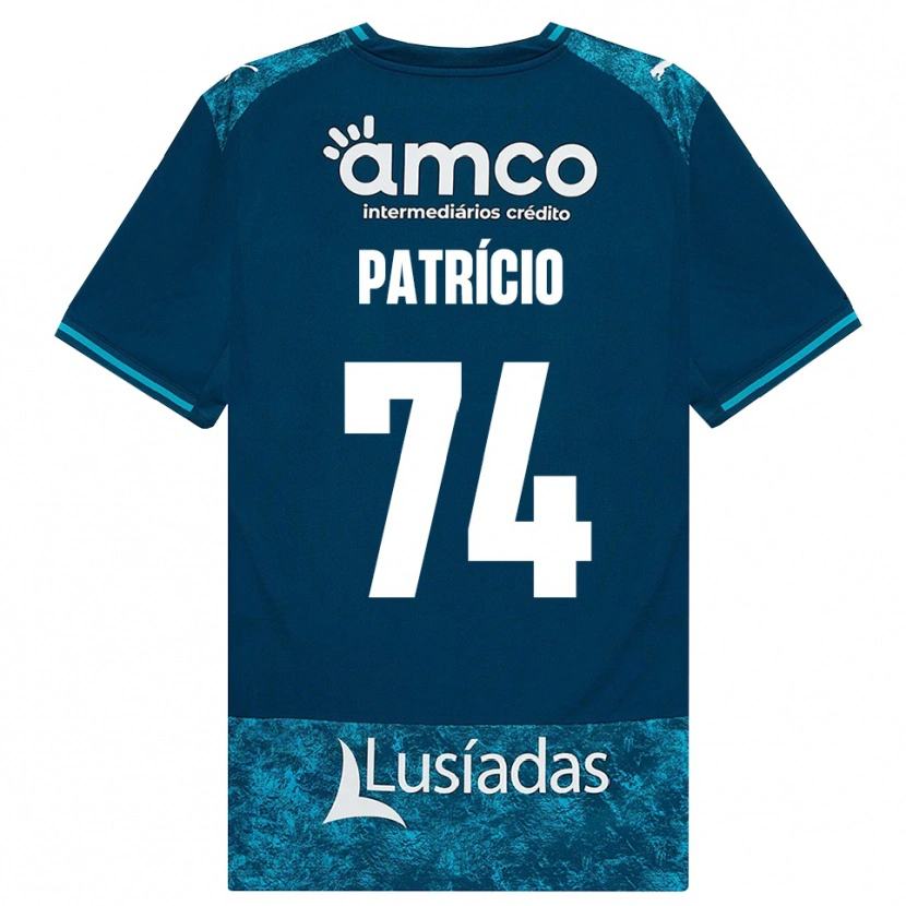 Danxen Dames Nuno Patrício #74 Donkerleigrijs Mediumturquoise Uitshirt Uittenue 2026/27 T-Shirt België