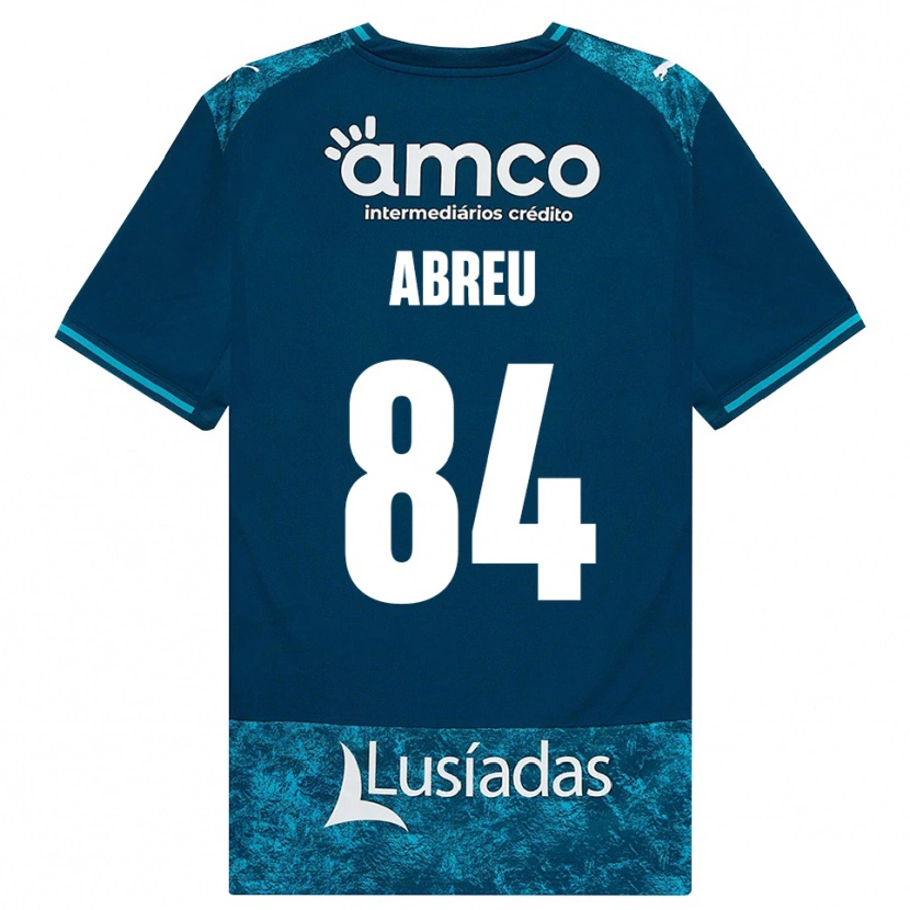 Danxen Dames Rodrigo Abreu #84 Donkerleigrijs Mediumturquoise Uitshirt Uittenue 2026/27 T-Shirt België
