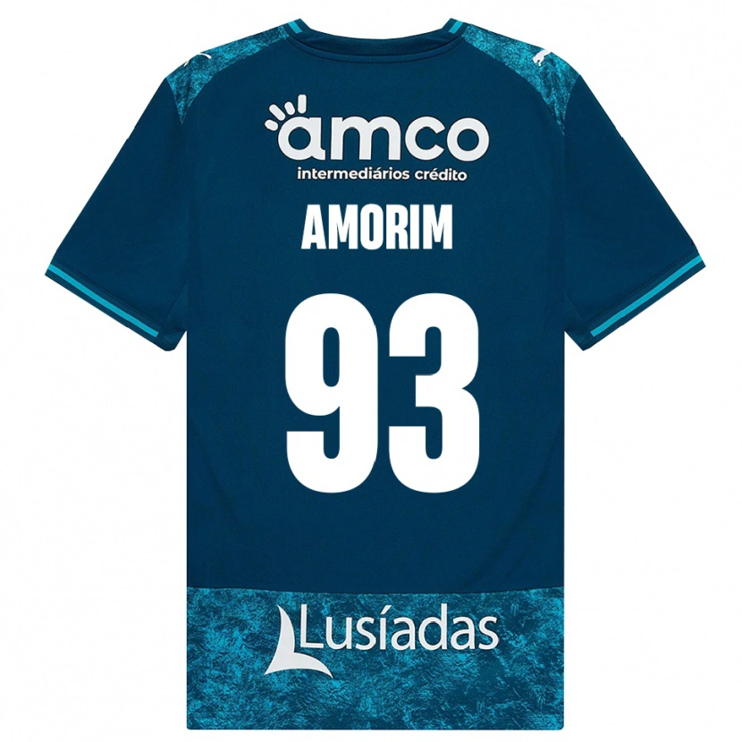 Danxen Dames Renato Amorim #93 Donkerleigrijs Mediumturquoise Uitshirt Uittenue 2026/27 T-Shirt België