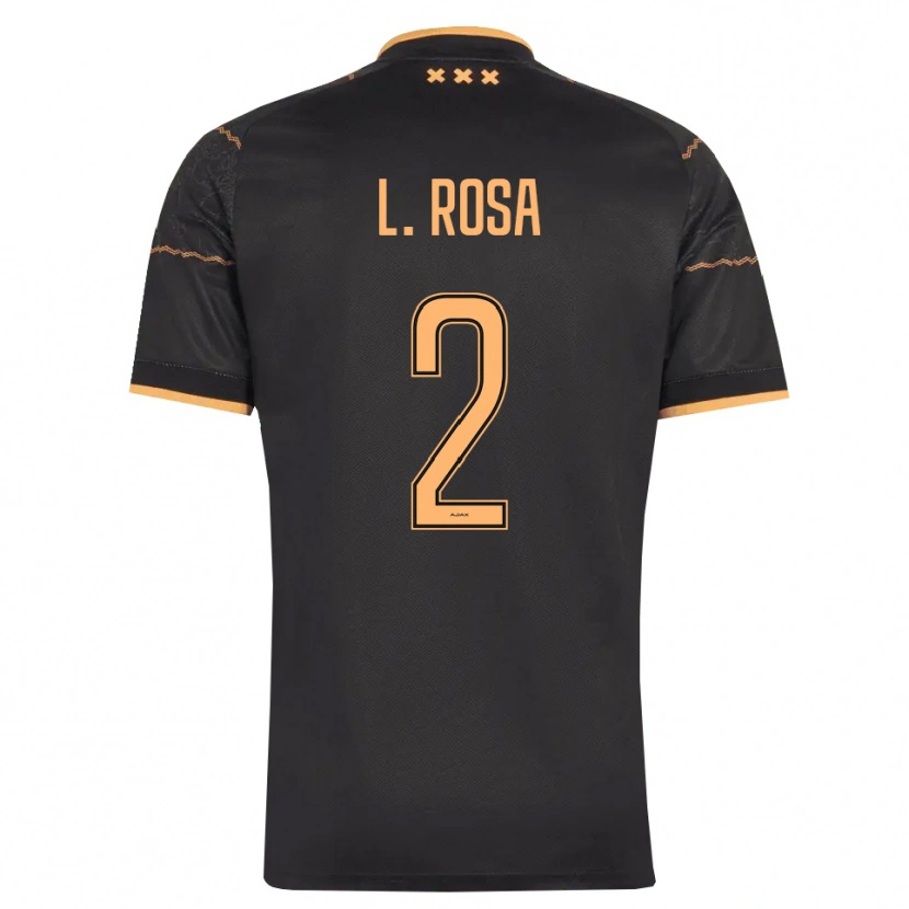 Danxen Dames Lucas Rosa #2 Zwart Oranje Uitshirt Uittenue 2026/27 T-Shirt België