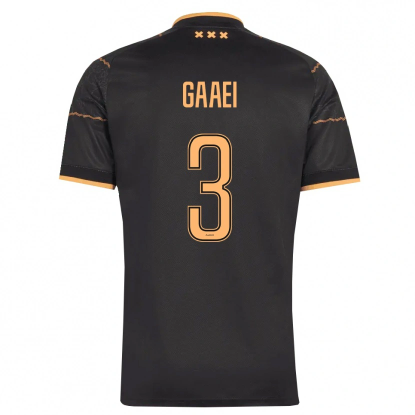 Danxen Dames Anton Gaaei #3 Zwart Oranje Uitshirt Uittenue 2026/27 T-Shirt België