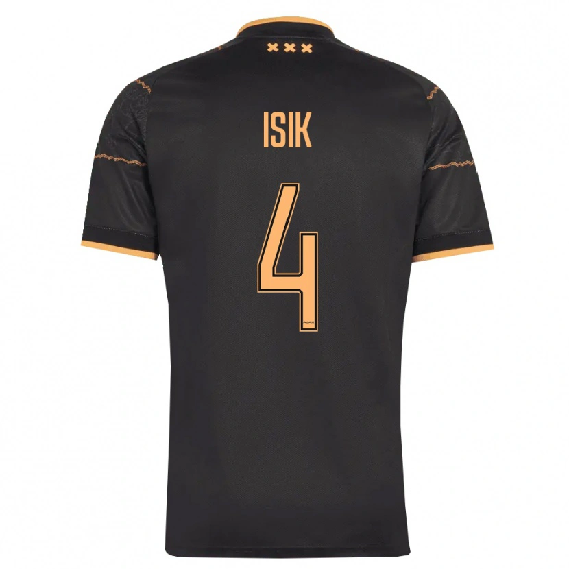 Danxen Dames Enes Işık #4 Zwart Oranje Uitshirt Uittenue 2026/27 T-Shirt België