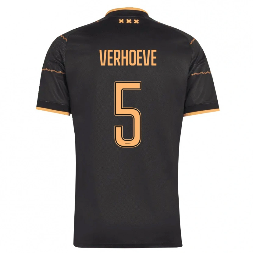 Danxen Dames Soraya Verhoeve #5 Zwart Oranje Uitshirt Uittenue 2026/27 T-Shirt België