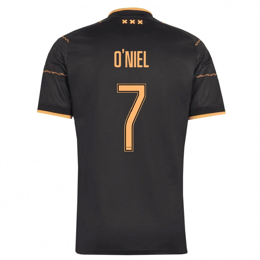 Danxen Dames Don O'niel #7 Zwart Oranje Uitshirt Uittenue 2026/27 T-Shirt België