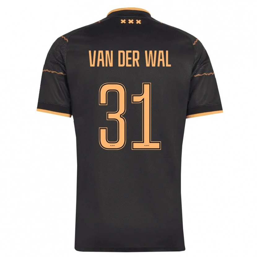 Danxen Dames Dionne Van Der Wal #31 Zwart Oranje Uitshirt Uittenue 2026/27 T-Shirt België