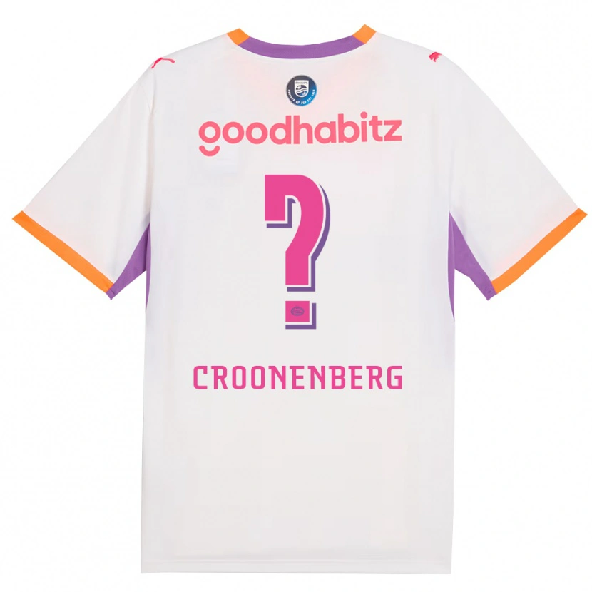 Danxen Dames Luca Croonenberg #0 Wit Paars Oranje Uitshirt Uittenue 2026/27 T-Shirt België