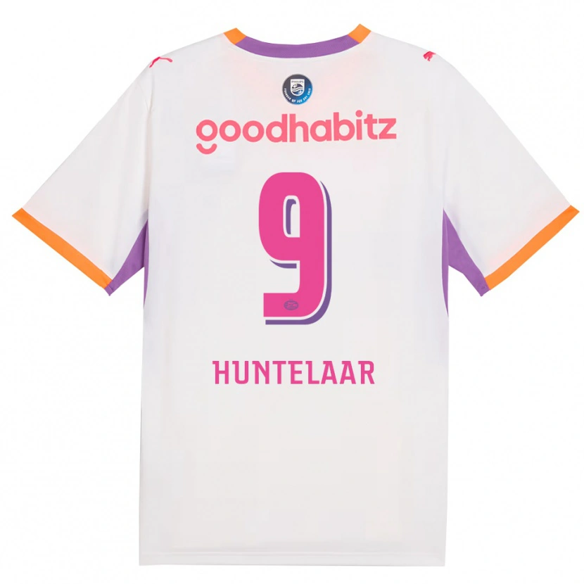 Danxen Dames Seb Huntelaar #9 Wit Paars Oranje Uitshirt Uittenue 2026/27 T-Shirt België