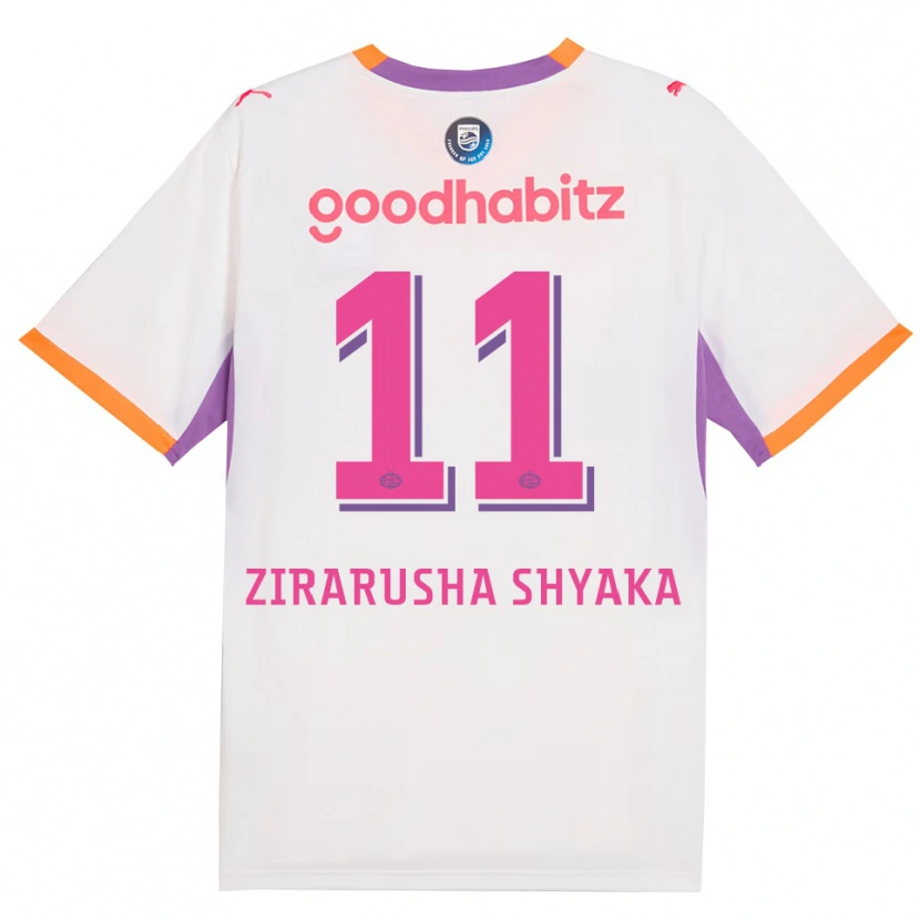 Danxen Dames David Zirarusha Shyaka #11 Wit Paars Oranje Uitshirt Uittenue 2026/27 T-Shirt België