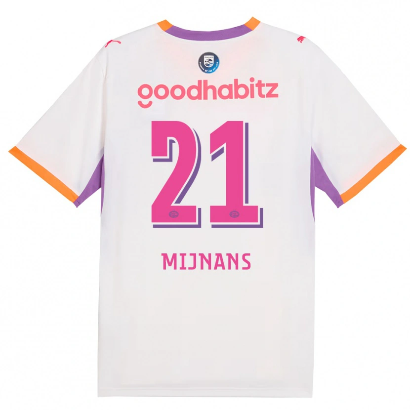 Danxen Dames Sven Mijnans #21 Wit Paars Oranje Uitshirt Uittenue 2026/27 T-Shirt België