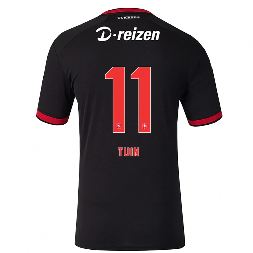 Danxen Dames Alieke Tuin #11 Rood Wit Zwart Uitshirt Uittenue 2026/27 T-Shirt België
