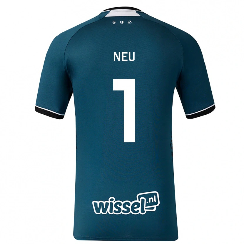 Danxen Dames Luca Neu #1 Donkerleigrijs Wit Uitshirt Uittenue 2026/27 T-Shirt België